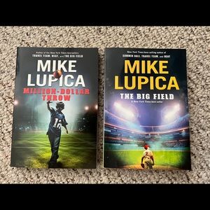 Set of two kids sports themed Mike Lupica Books